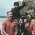 Happy CARI Surf Camp guests after learning to surf in Bali
